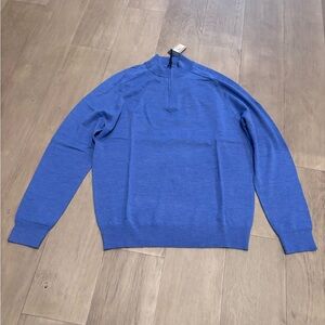 Charles Tyrwhitt Royal Blue Zip-Up Sweater